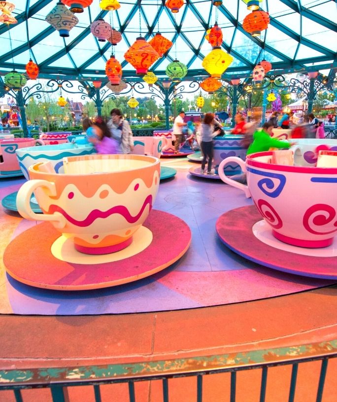 Mad Hatter's Tea Party ride in Magic Kingdom