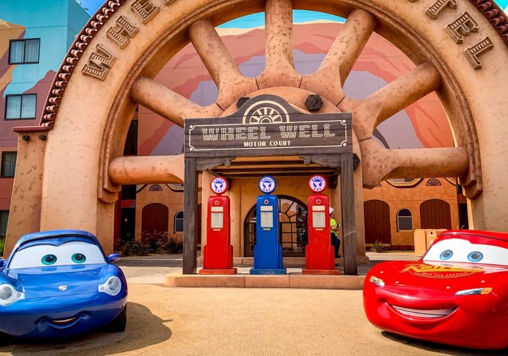 Cars themed area at Art of Animation Resort