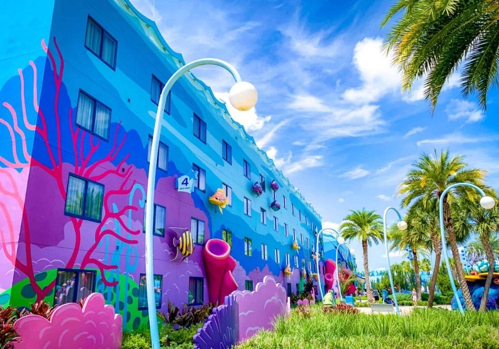 Finding Nemo themed area at Art of Animation Resort
