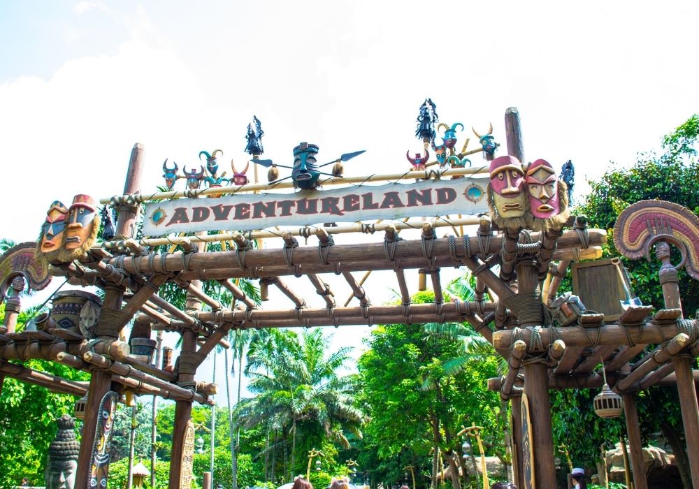 Adventureland sign at Magic Kingdom