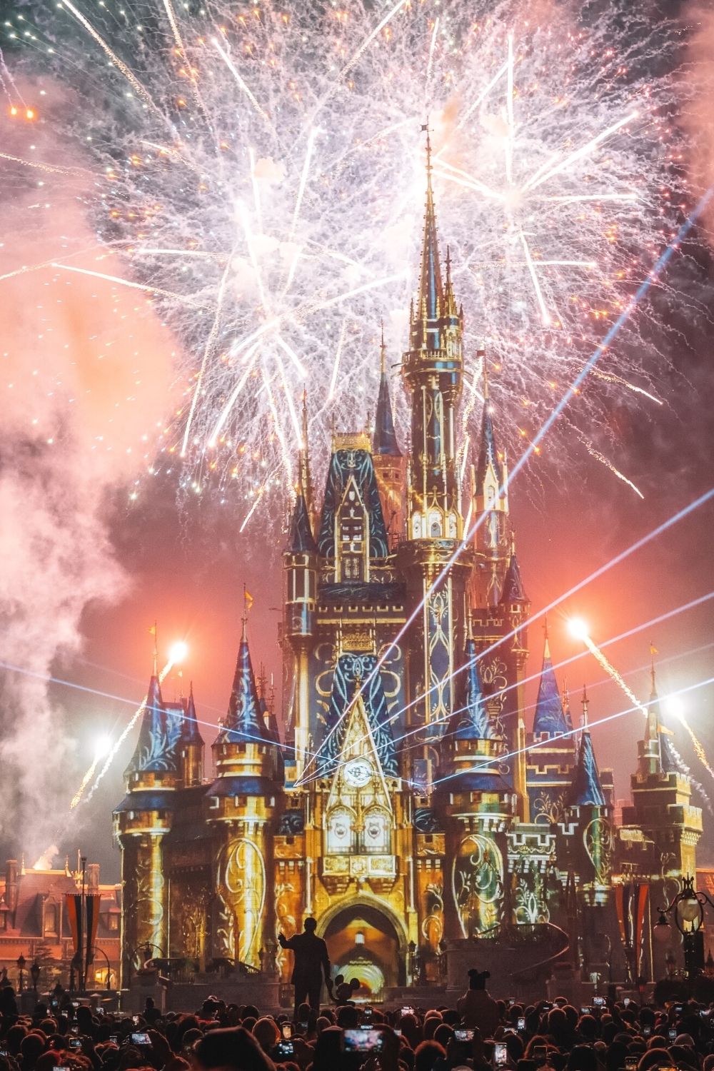 fireworks spectacular over Cinderella Castle at Disney World