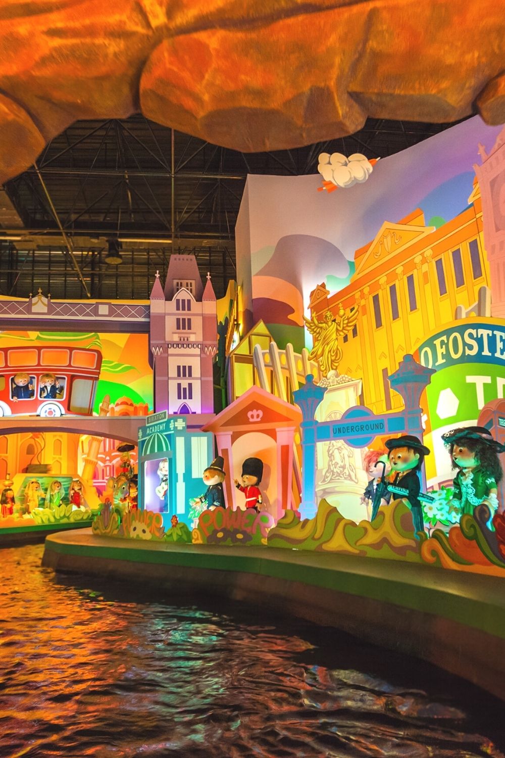 Inside "It's a Small World" attraction in Fantasyland