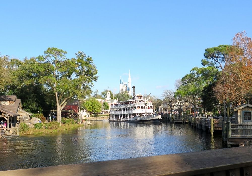 Liberty Square riverboat at Magic Kingdom in Disney World