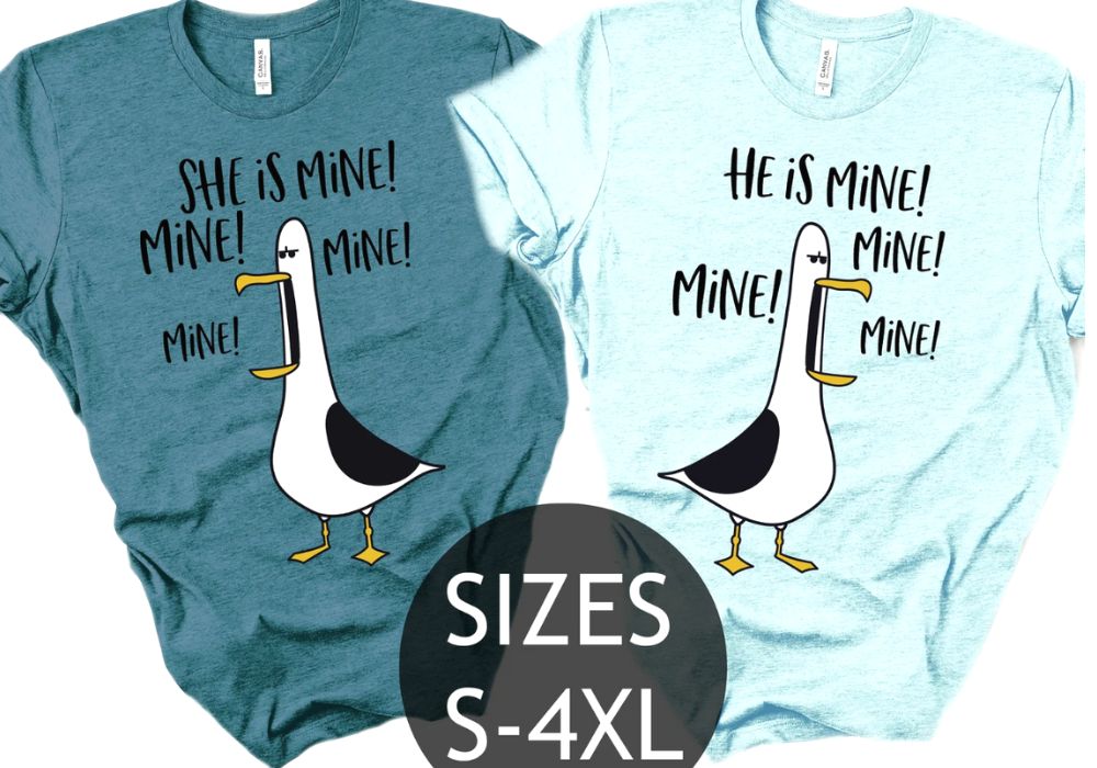 Finding Nemo seagull shirts for couples