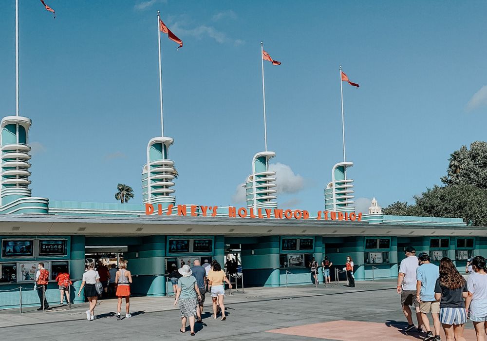 the main entrance to Disney's Hollywood Studios