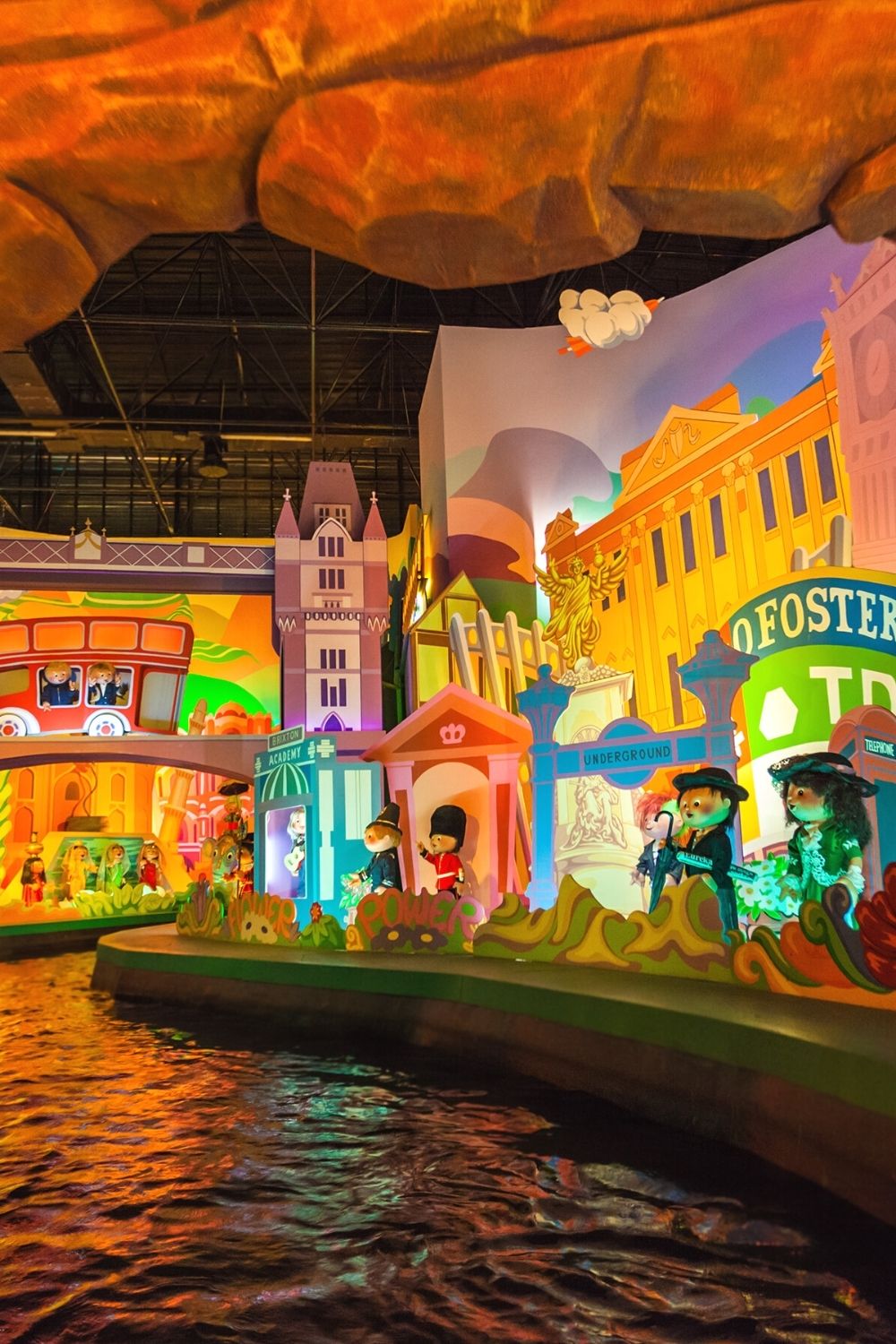 inside It's a Small World, one of the original rides available when Disney World opened