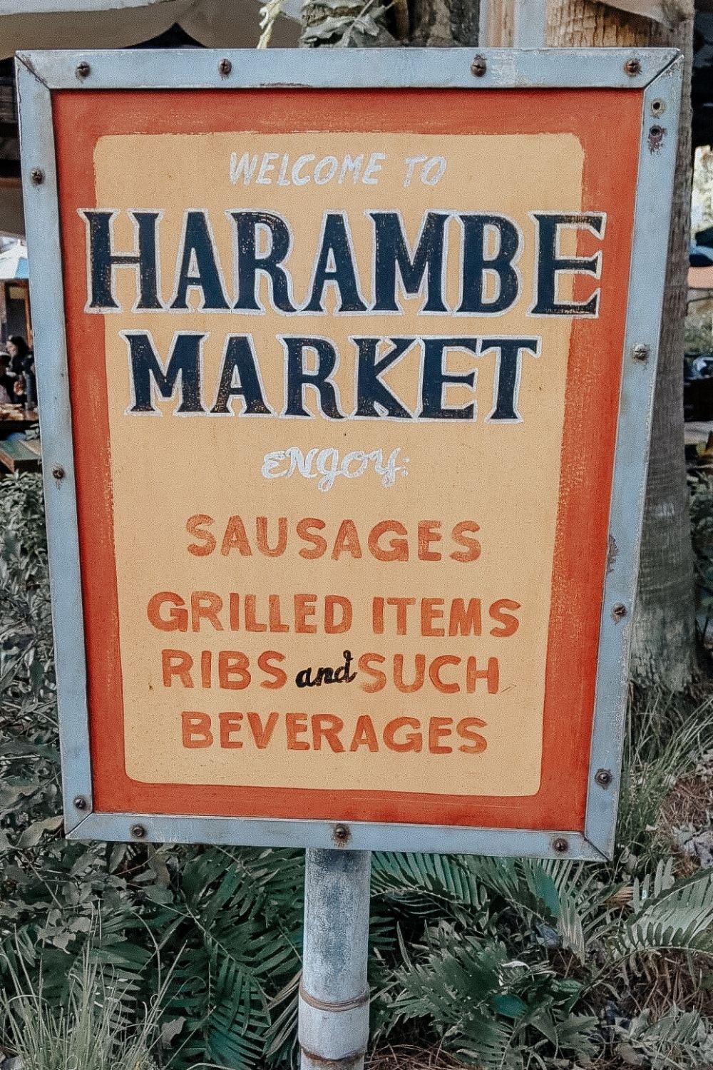 sign for Harambe Market at Disney's Animal Kingdom theme park
