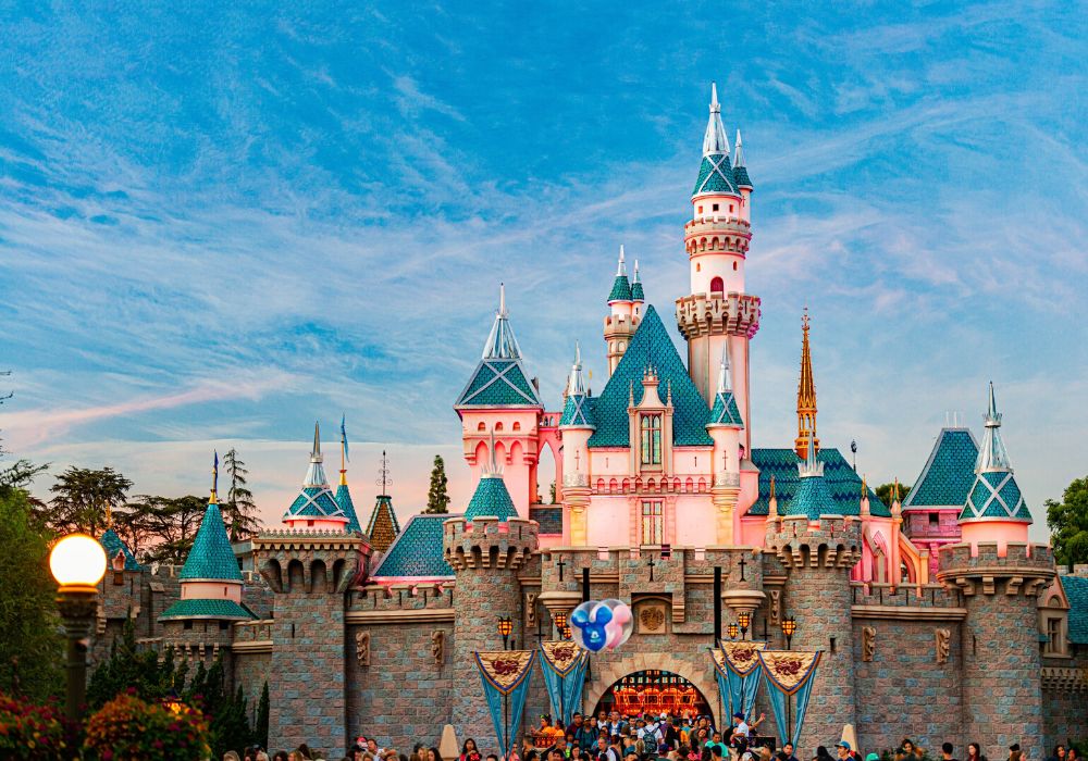 Disneyland castle during the day