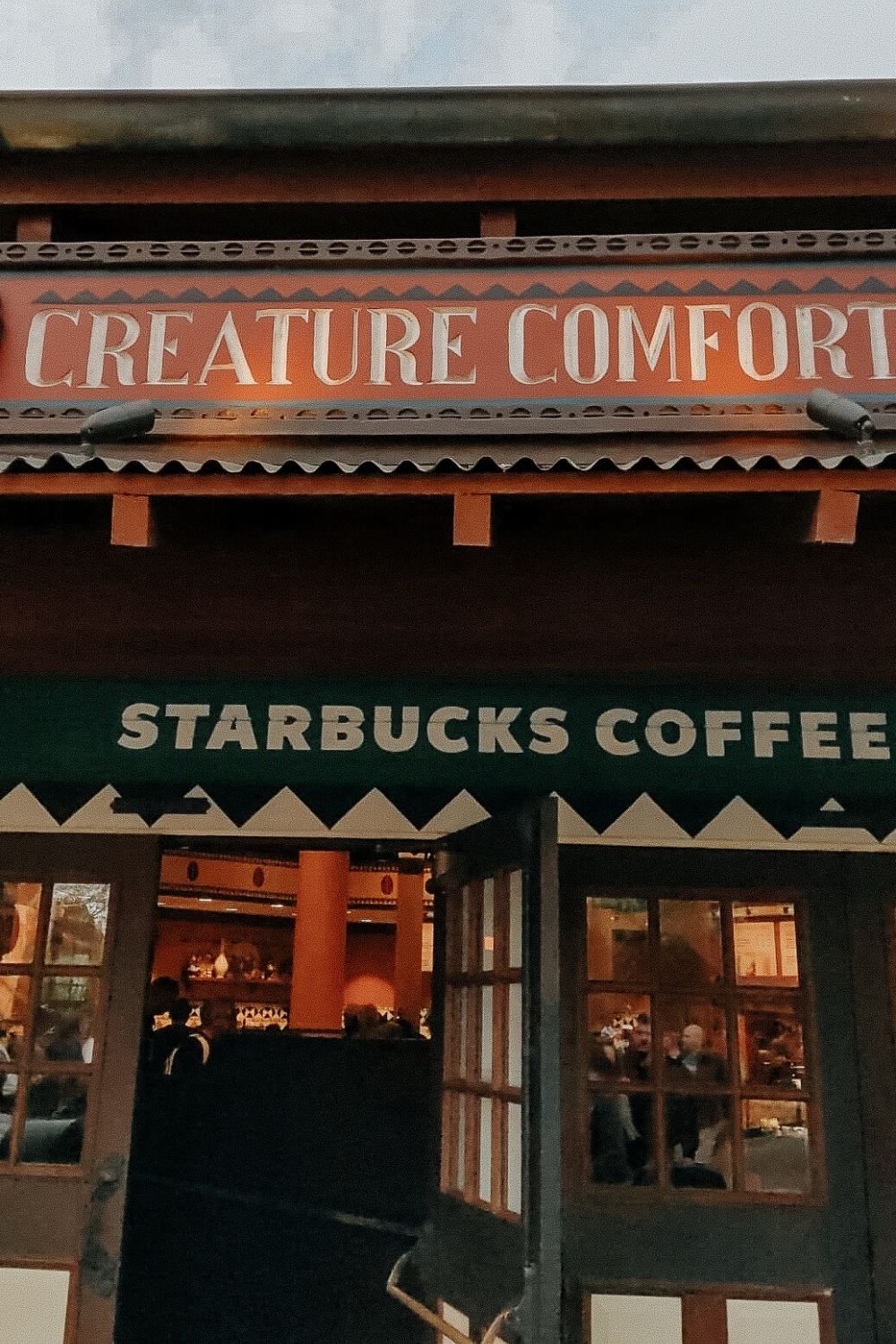 Creature Comforts coffee and pastry shop at Animal Kingdom