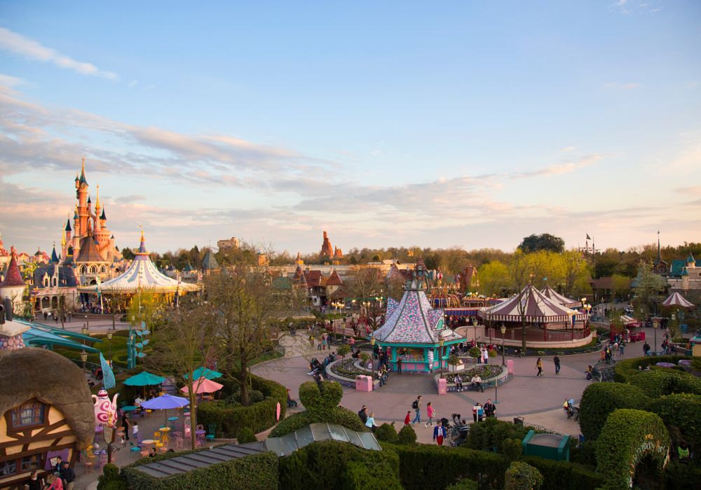 view of Disneyland theme park
