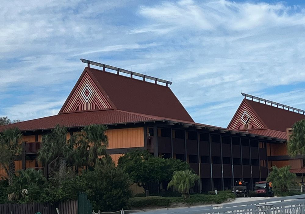 outside of Disney's Polynesian Resort