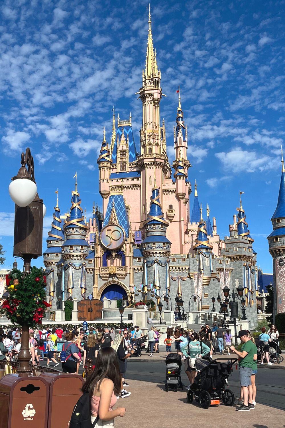 Cinderella's Castle at Magic Kingdom in Disney World