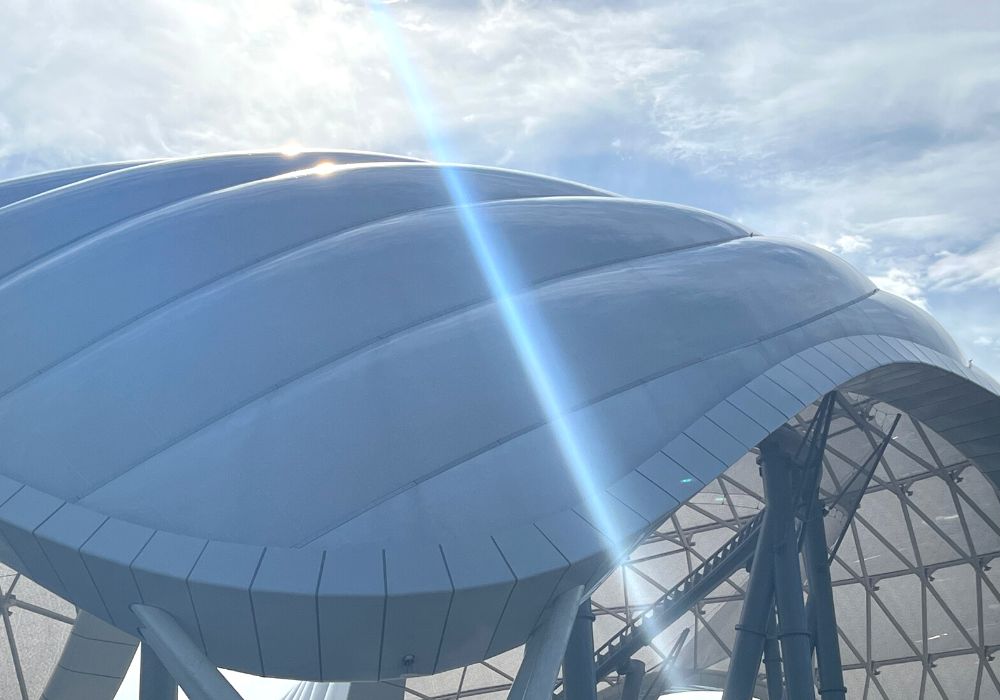 exterior of Tron Lightcycle/Run at Magic Kingdom