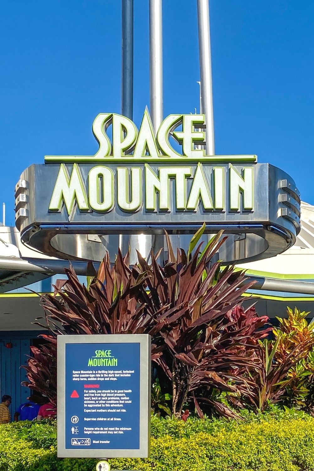 Space Mountain ride at Magic Kingdom in Disney World