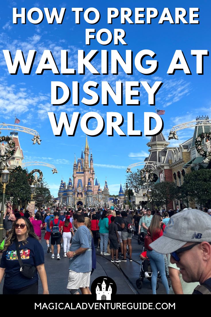 Guests walking at Disney World on Main Street USA in Magic Kingdom 