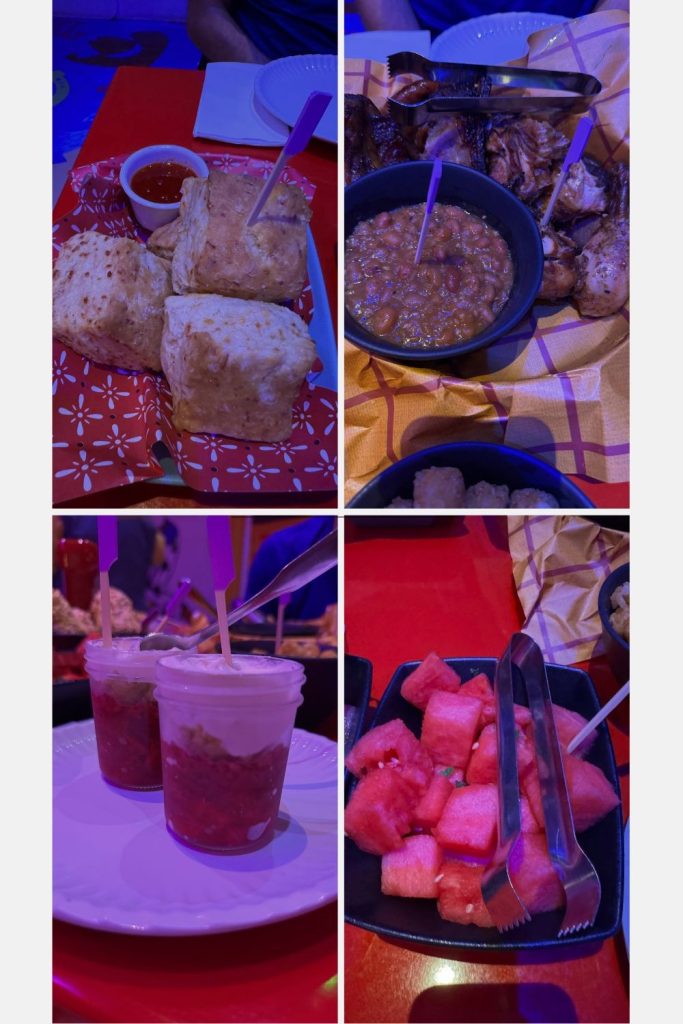 picture of foods at woody's roundup bbq