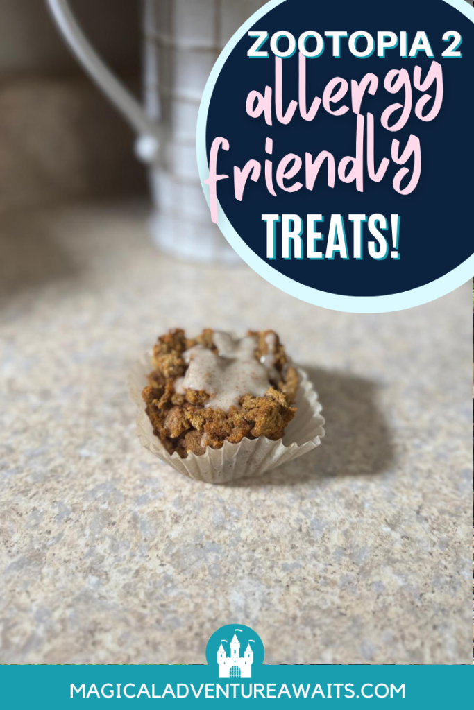 picture of a carrot cake muffin with frosting